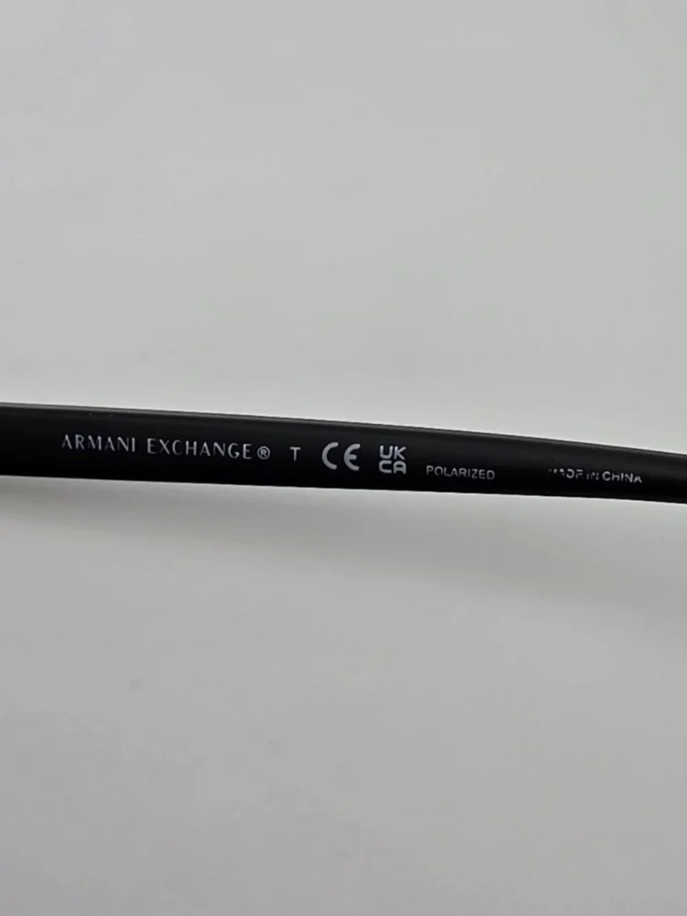 Armani Exchange AX2037S Matte Gunmetal Frame Polarized Brown Aviator Sunglasses